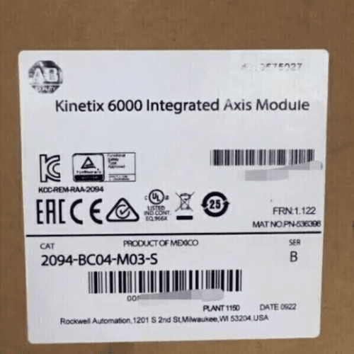 NEW Sealed Allen Bradley 2094-BC04-M03-S/B Kinetix 6000 Integrated Axis Module