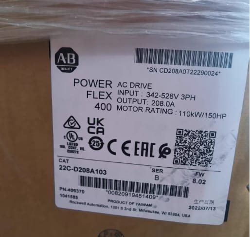 Allen Bradley 22C-D208A103 NEW AB POWERFLEX 400 CATALOG 22C D208A103