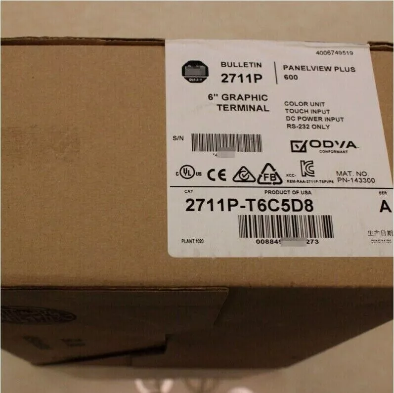 Allen-Bradley  PanelView HMI 2711P-T6C5D8