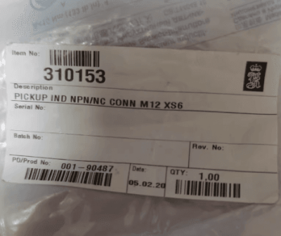 Kongsberg main engine speed sensor proximity switch 310153