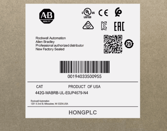 442G-MABRB-UR-E0JP4679-N4 AB Ethernet Lock Module UPS Express New GQ