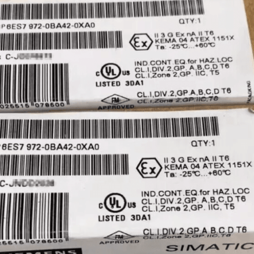 Siemens DP communication connector plug 6ES7972-0BA42-0XA0