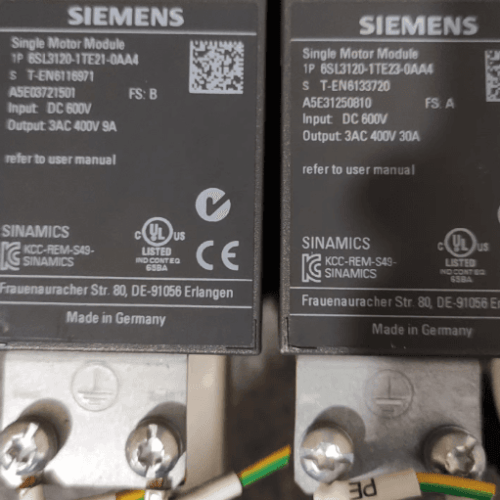 Siemens driver 6SL3120-1TE23-0AA4