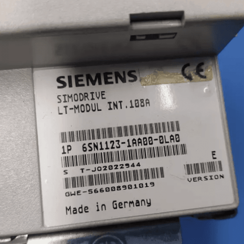 NEW SIEMENS SIMODRIVE 611 POWER MODULE 1-AXIS 108A 6SN1123-1AA00-0LA0