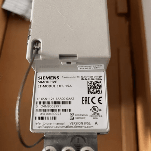 NEW SIEMENS SIMODRIVE 611 POWER MODULE 1 AXIS 15 A 6SN1124-1AA00-0AA2