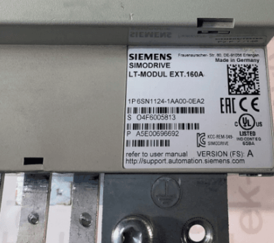 NEW SIEMENS SIMODRIVE 611 POWER MODULE 1 AXIS 160A 6SN1124-1AA00-0EA2 NIB