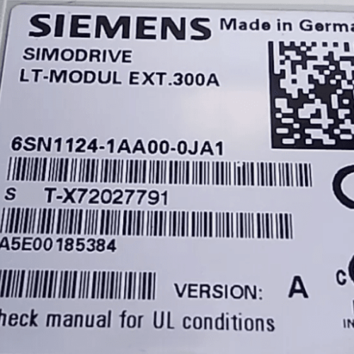 NEW SIEMENS SIMODRIVE 611 POWER MODULE 1 AXIS 300 A 6SN1124-1AA00-0JA1