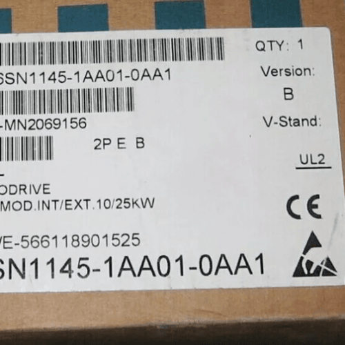NEW SIEMENS SIMODRIVE 611 INFEED MODULE 10/25 KW 6SN1145-1AA01-0AA0 NIB