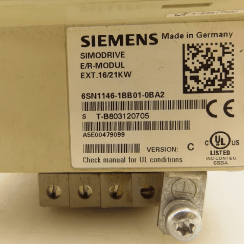 SIEMENS SIMODRIVE 611 INFEED/REGEN 16/21 KW 6SN1146-1BB01-0BA2 NEW SEALED BOX