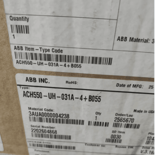 ACH550-UH-031A-4 ABB Inverter ACH550UH031A4 Brand New ACH550-UH-031A-4
