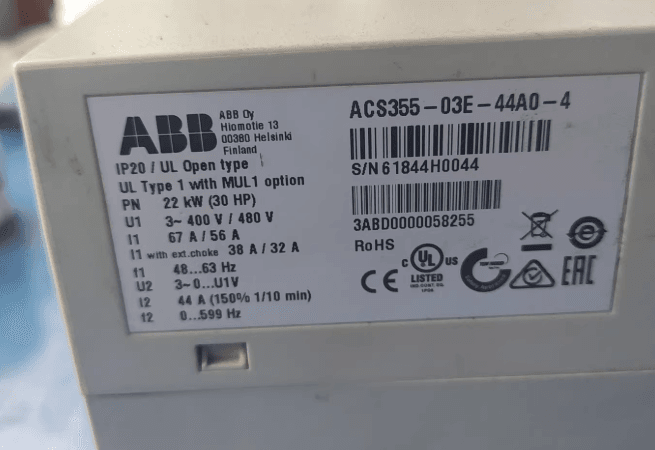 New ABB ACS355-03E-44A0-4 Inverter ACS35503E44A04 Free Expedited Shipping~