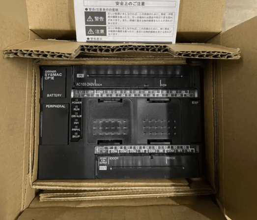 Omron PLC module CP1E-N30DR-A shows no error when powered on