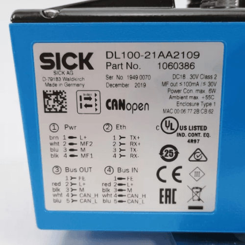 Long-Range-Distanzsensoren   DL100-21AA2109