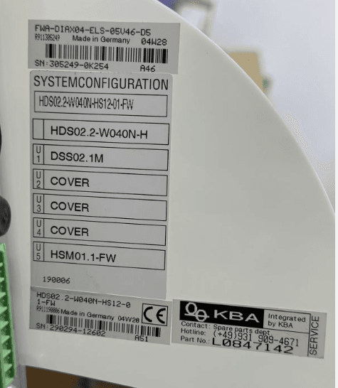 HDS02.2-W040N-HS12-01-FW Drive Brand new Expedited Shipping via FedEx or DHL