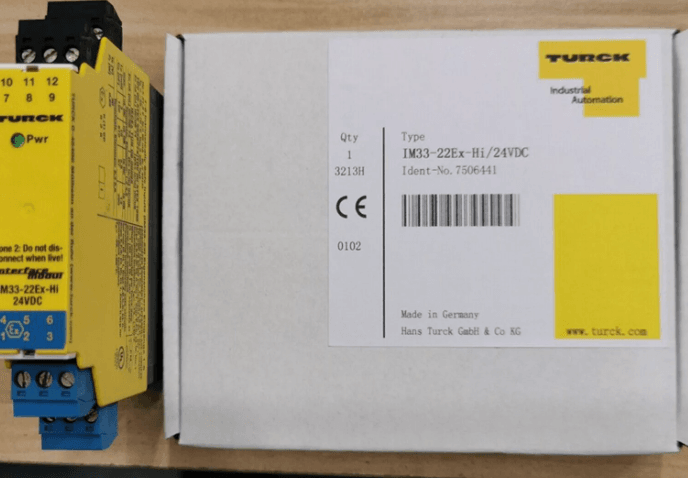 Brand new original Turck safety barrier IM33-22EX-HI/24VDC fake