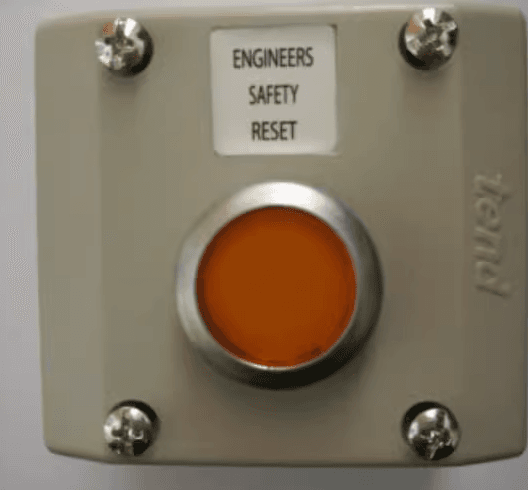 KongsbergHost alarm reset button KMCS-19/8100338