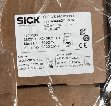 Sicherheits-Laserscanner   MICS3-CBAZ40PZ1P01
