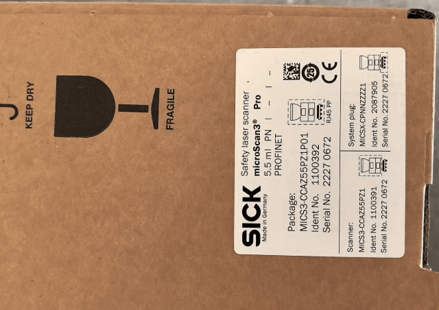 Sicherheits-Laserscanner   MICS3-CCAZ55PZ1P01