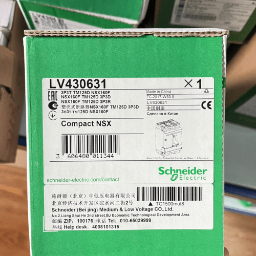 Schneider Electric/Schneider NSX160F TM125D 3P3D