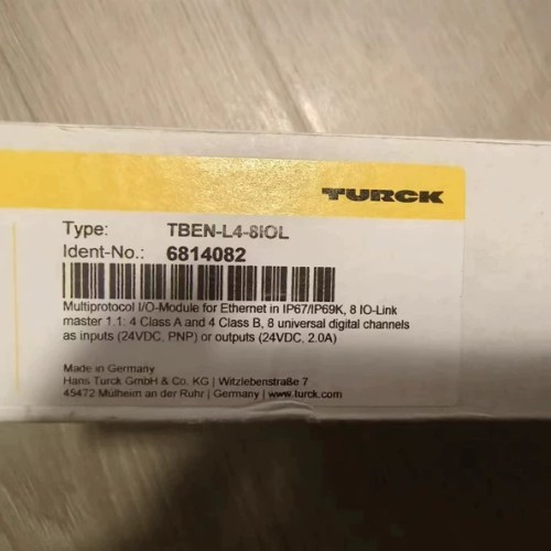 Brand new original Turck module TBEN-L4-8IOL one false one ten penalties