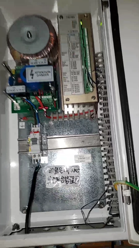 Dismantle the nine new Vaisala FS11 visibility sensor control cabinet