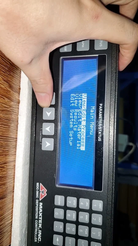 Maxtek MDC-360C film thickness gauge disassembled parts power button operation is correct