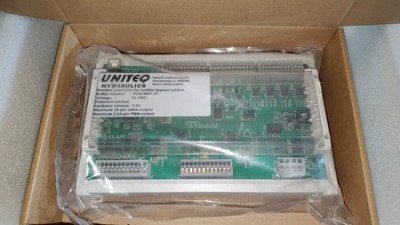 UNITEQ turbine valve hydraulic actuator control module POS10001 from Germany