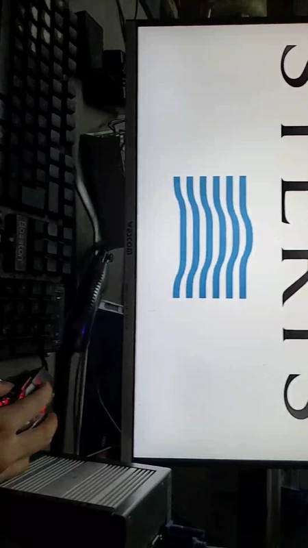 AB Rockwell industrial control computer 6155R-NPXPDC second-hand dismantled, connected to electricity