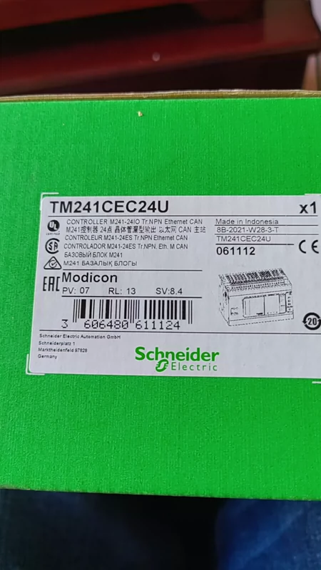 New Schneider module TM241CEC24U