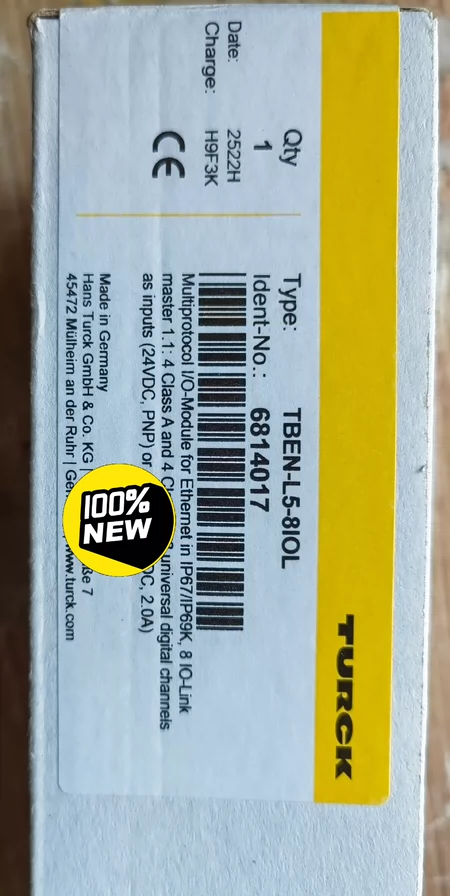 Brand new original Turck module TBEN-L5-8IOL one false one ten penalties