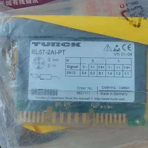 The brand new original Turck module BL67-2AI-PT is unopened