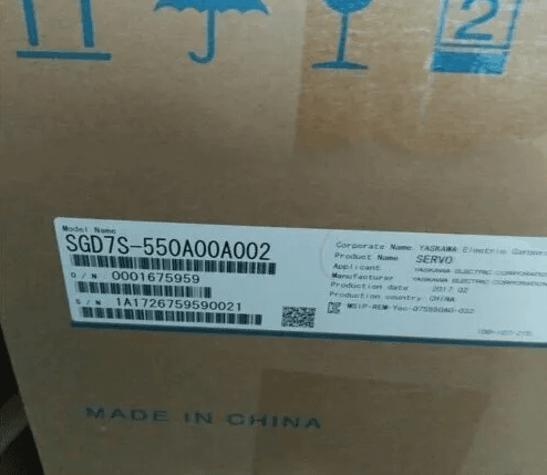 Yaskawa SGD7S-550A00A Servo Driver 1PC New SGD7S550A00A