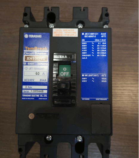 Terasaki Marine switchboard circuit breaker XH100NS