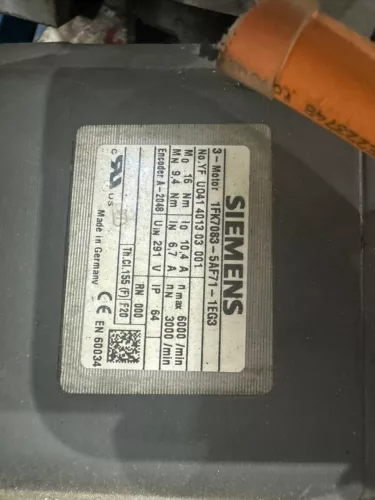 SIEMENS 1FK7083-5AF71-1EG3 SIMOTICS S Synchronous servo motor 1FK7083-5AF71-1EG3