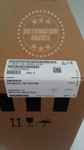 NEW SIEMENS SIMODRIVE 611 INFEED/REGEN. MODULE 36/47 KW 6SN1146-1BB02-0CA1
