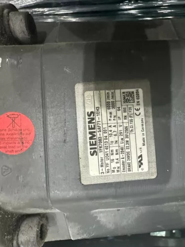 SIEMENS 1FK7083-5AF71-1EH3 SIMOTICS S Synchronous servo motor 1FK7083-5AF71-1EH3