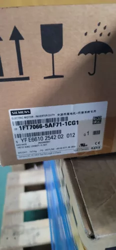 NEW SIEMENS SIMOTICS S SYNCHRONOUS MOTOR 1FT7066-5AF71-1CG1 NIB