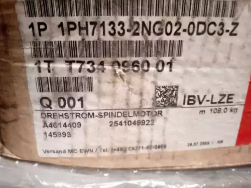 NEW SIEMENS 1PH7133-2NG02-0DC3-Z NIB