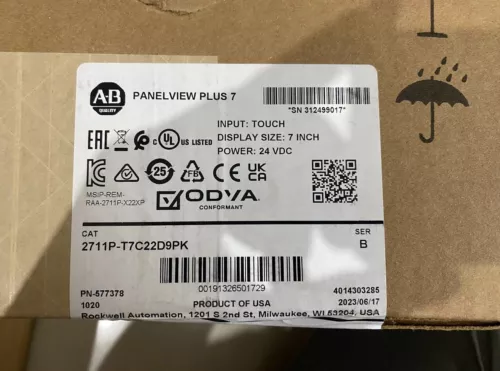 Allen Bradley Panelview Plus 7 BRAND NEW 2711P-T7C22D9PK