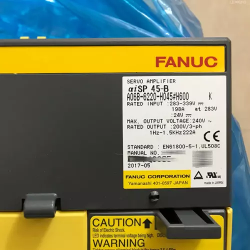 FANUC A06B-6220-H045#H600 Servo Amplifier A06B6220H045#H600 New Expedited Ship