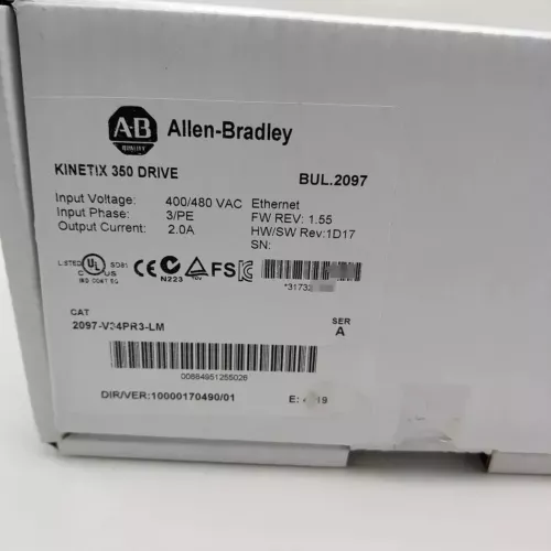 New Sealed 2097-V34PR3-LM Kinetix 350 Servo Driver AB 2097 V34PR3 LM