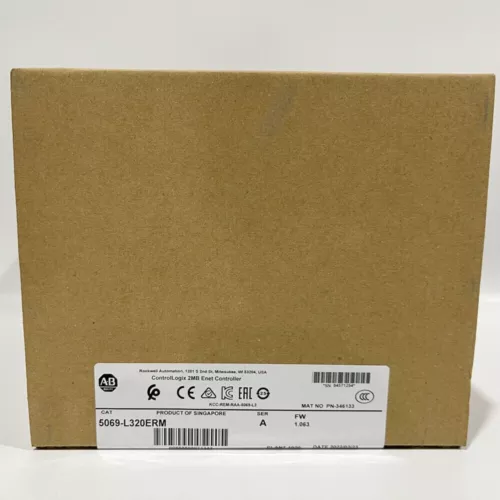 5069-L320ERM SER A Allen Bradley ControlLogix 2MB Enet Controller New Sealed