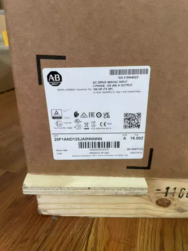 Allen Bradley 20F1AND125JA0NNNNN 753 AC Drive Brand New in Stock