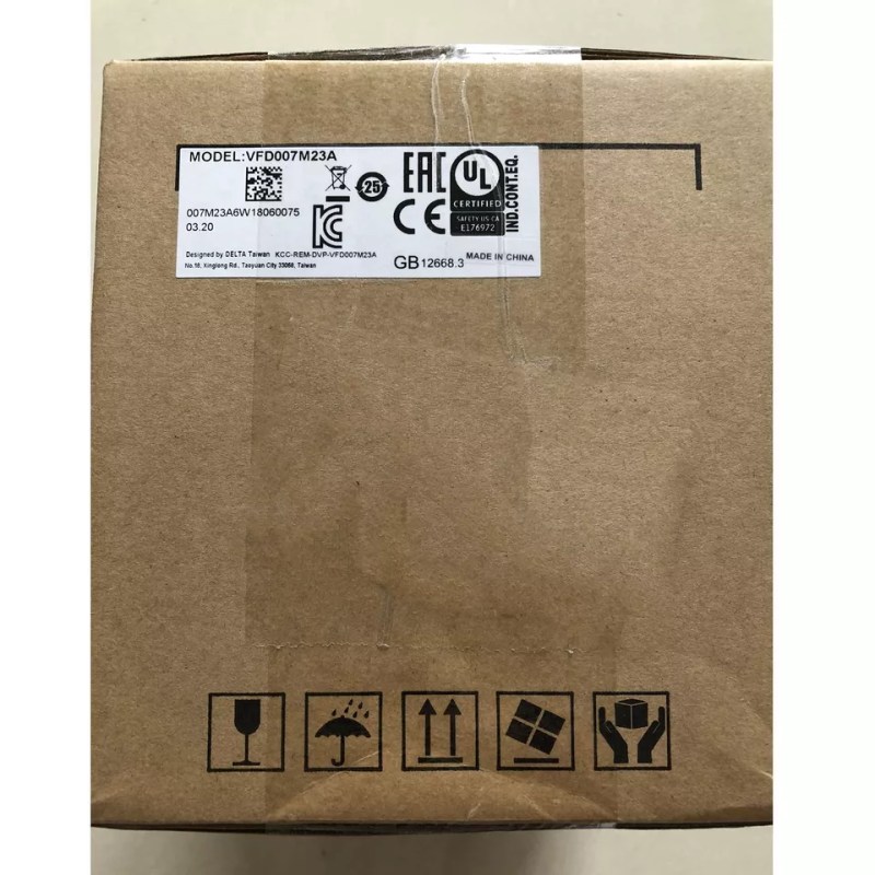 One Delta VFD007M23A inverter