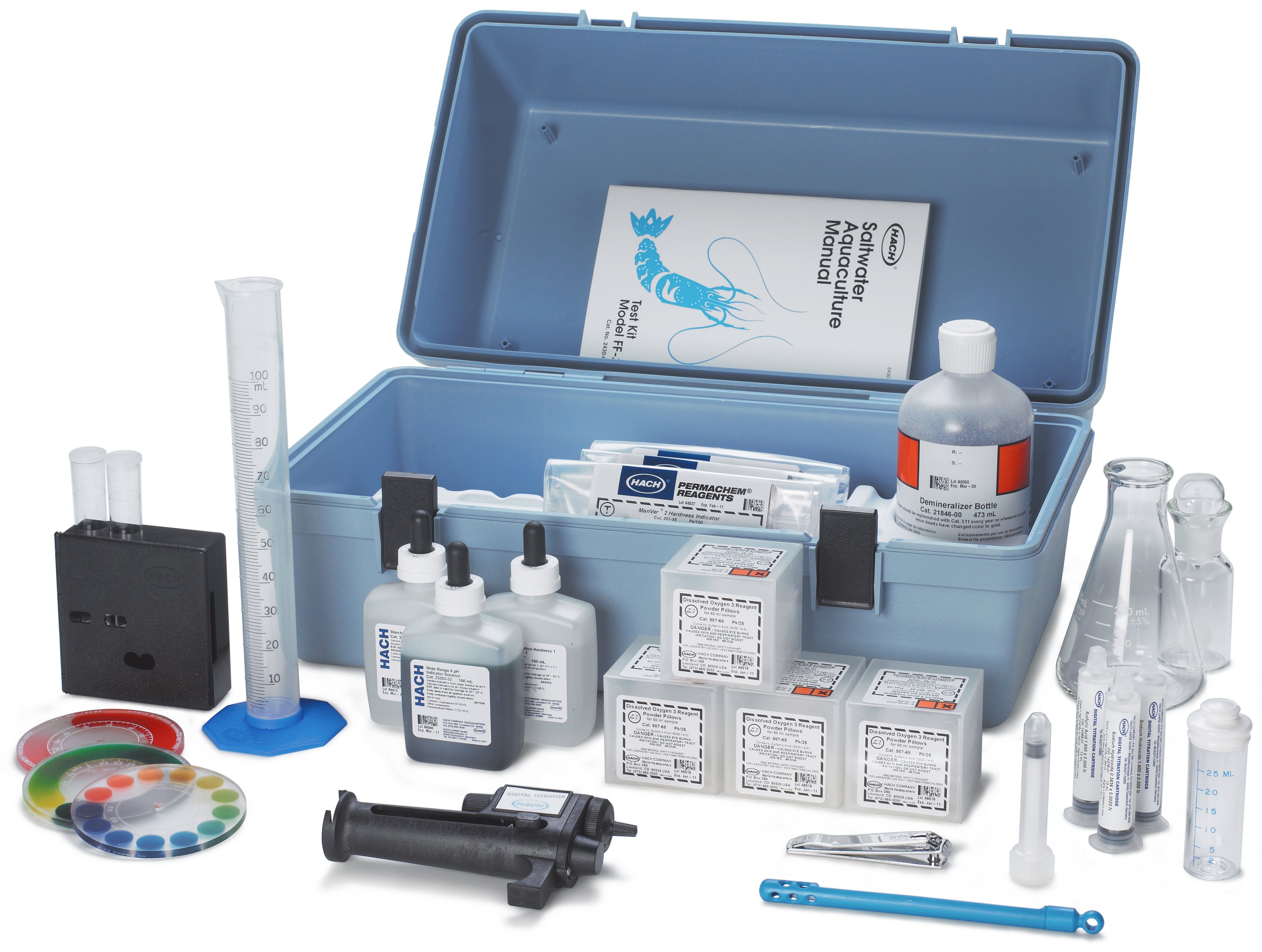 Saltwater Aquaculture Test Kit, Model FF-3