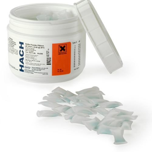 Buffer Powder Pillows, pH 10.01 Color-coded Blue, pk/250