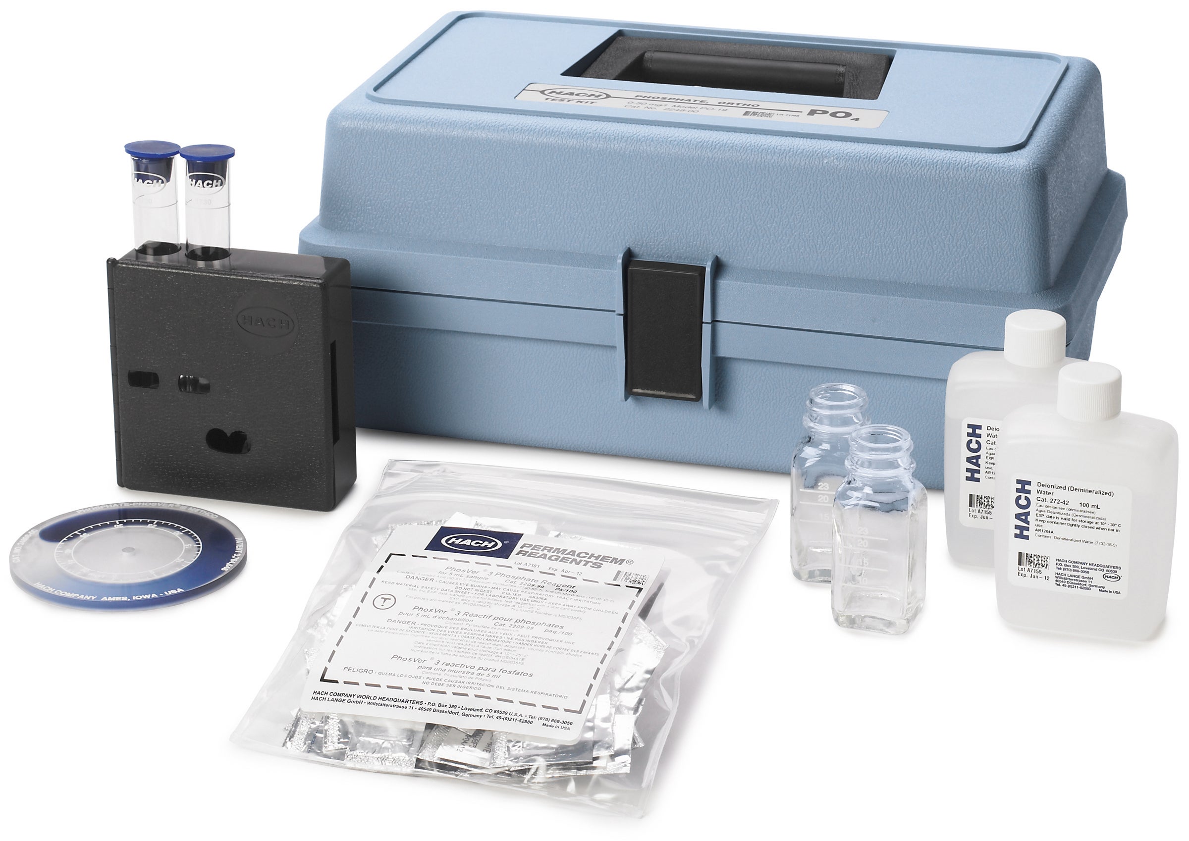 Phosphorus, Orthophosphate (Reactive) Test Kit, Model PO-19