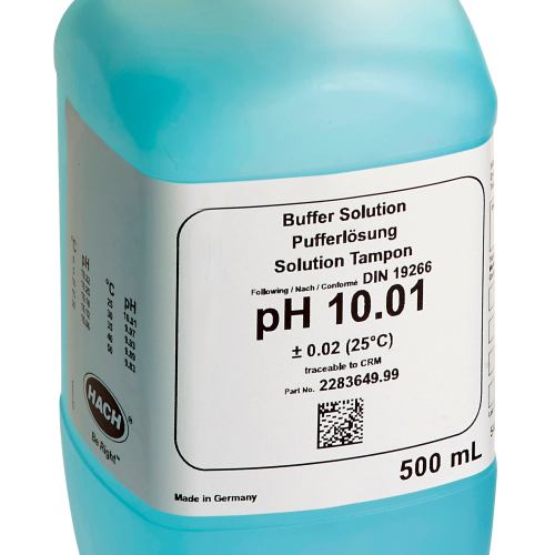 Buffer Solution, pH 10.01, Color-coded Blue, 500 mL