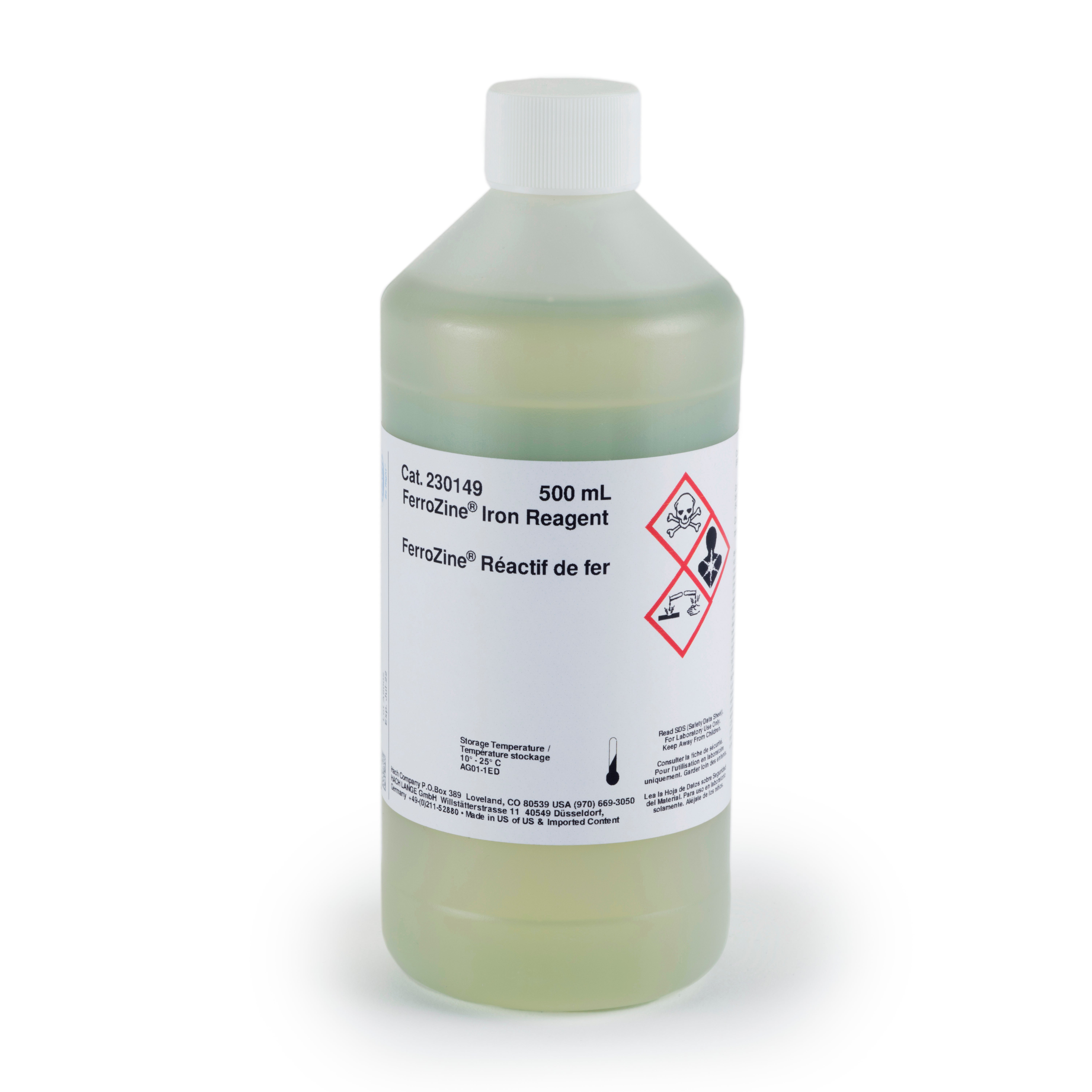 FerroZine® Iron Reagent, 500 mL