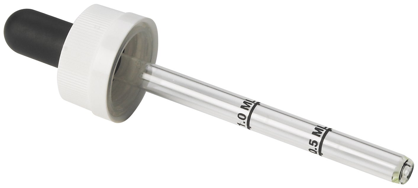 Dropper assembly, child resistant, 0.5 & 1.0 mL (for bottle 23184-06) pk/6